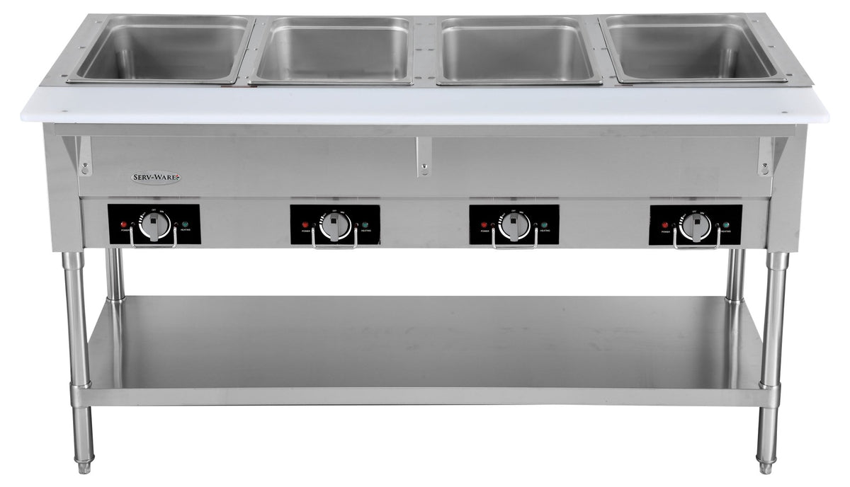 Serv-Ware EST4-1 4 Open Well Electric Steam Table