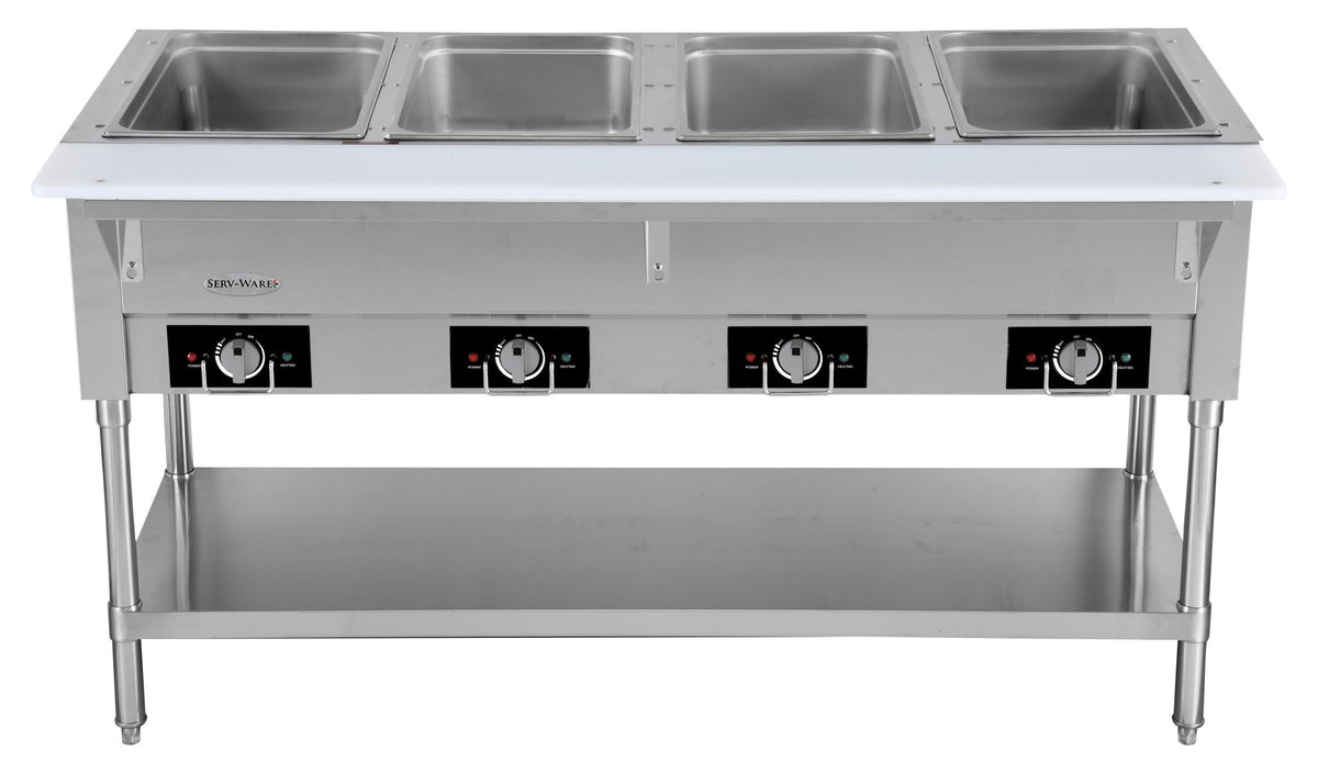 Serv-Ware EST4-2 4 Open Well Electric Steam Table