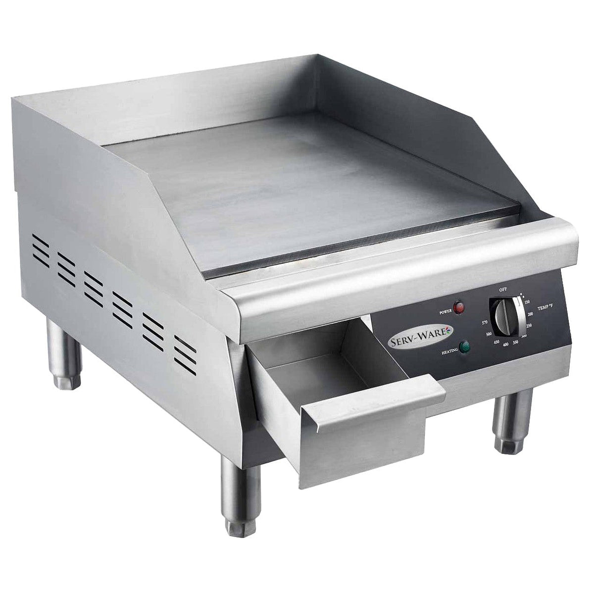 Serv-Ware ETG-16 16" Electric Thermostatic Griddle