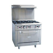 Serv-Ware SGR-6B 36" 6-Burner Gas Range Product Image