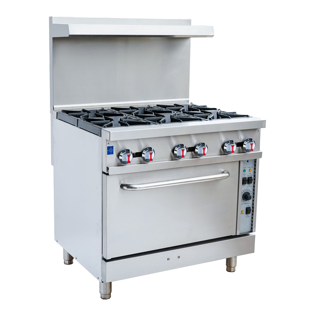 Serv-Ware SGR-6B 36" Gas Range w/ Six (6) Open Burners