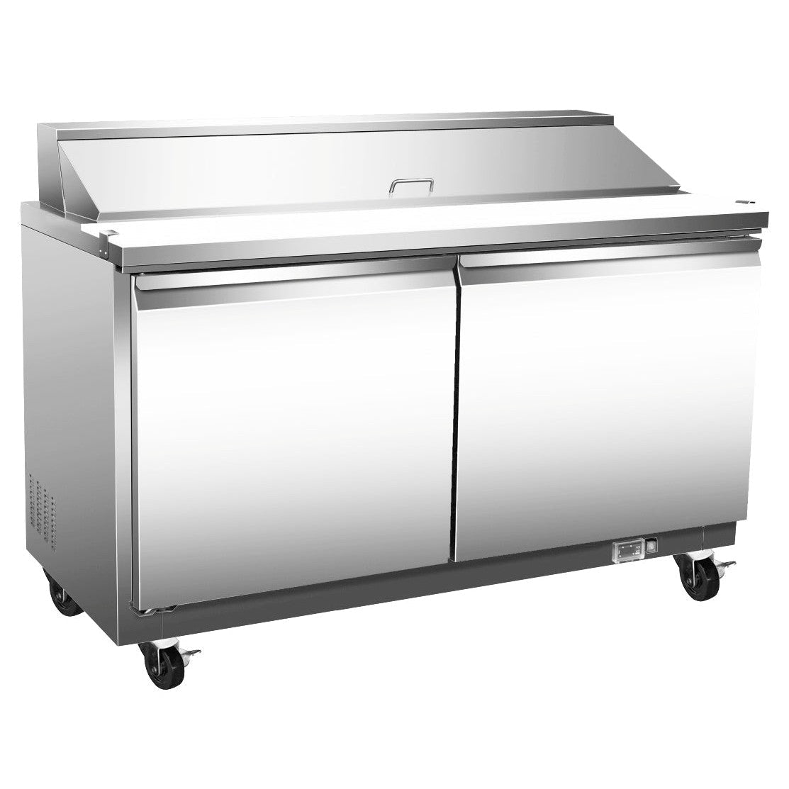 Serv-Ware SP60-24M-HC-T 61" Refrigerated Mega Top Sandwich Prep Table, 24 Pans