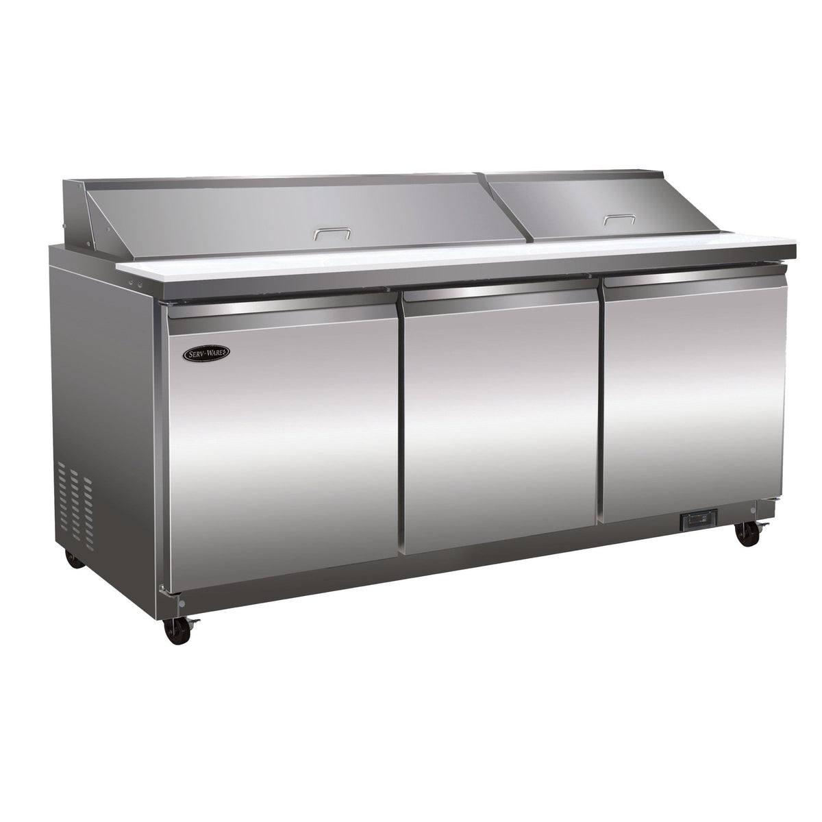 Serv-Ware SP72-20-HC-T 72" Refrigerated Standard Top Sandwich Prep Table, 18 Pans