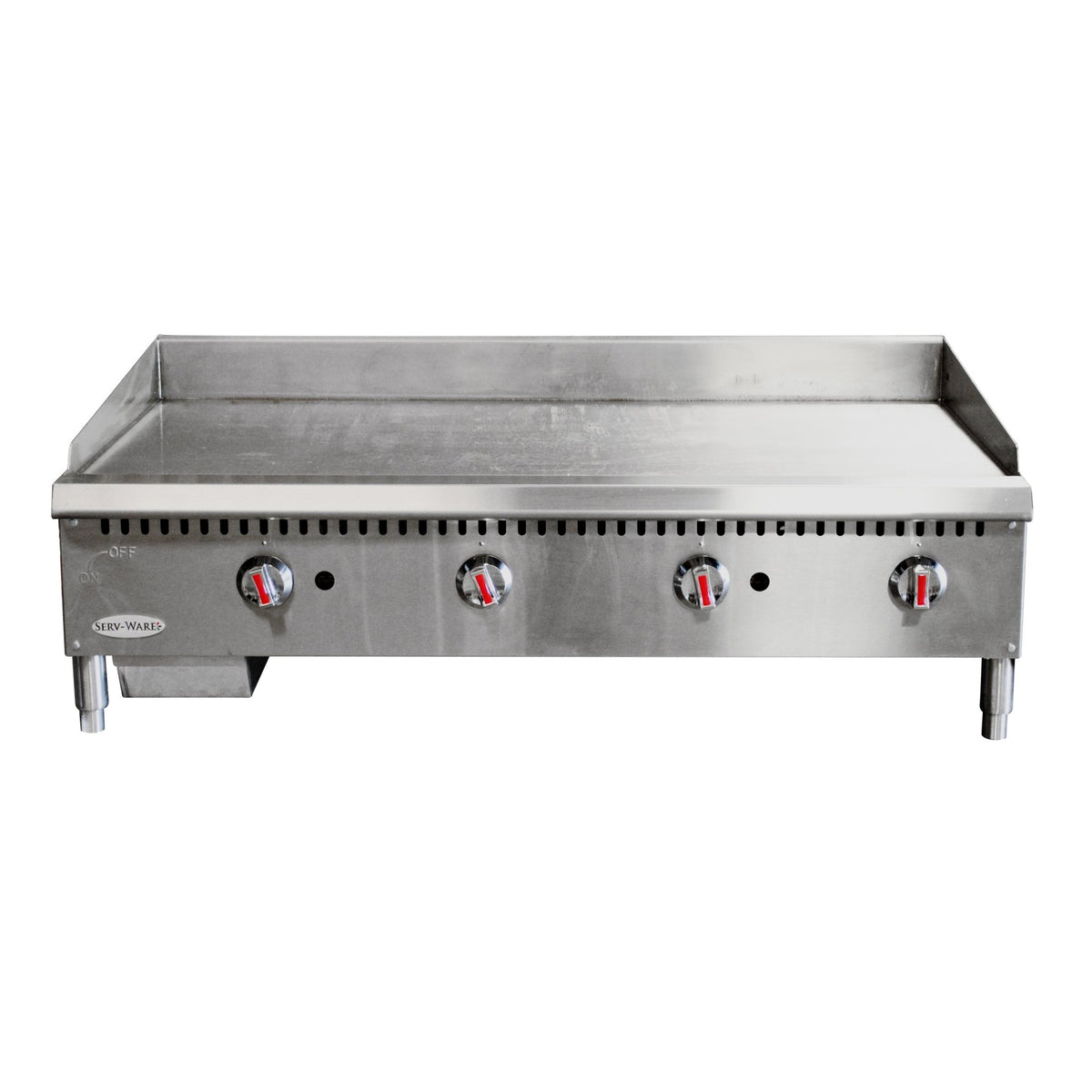 Serv-Ware STGS-48 48" Thermostatic Gas Griddle