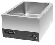 Serv-Ware SWFW-1200 Single Countertop Electric Food Warmer, 12" x 20" Pan Capacity, 120V