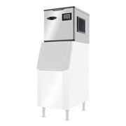 Serv-Ware SWM22-350H Wide Head Ice Machine - Half Cube, 350 lbs/24 hrs, 300 lb Bin