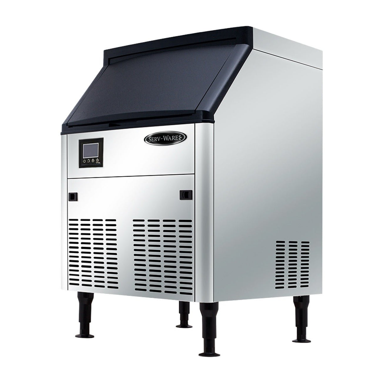 Serv-Ware SWUC-160F Undercounter Ice Machine - Full Cube, 160 lbs/ 24 hrs, 80 lb Bin