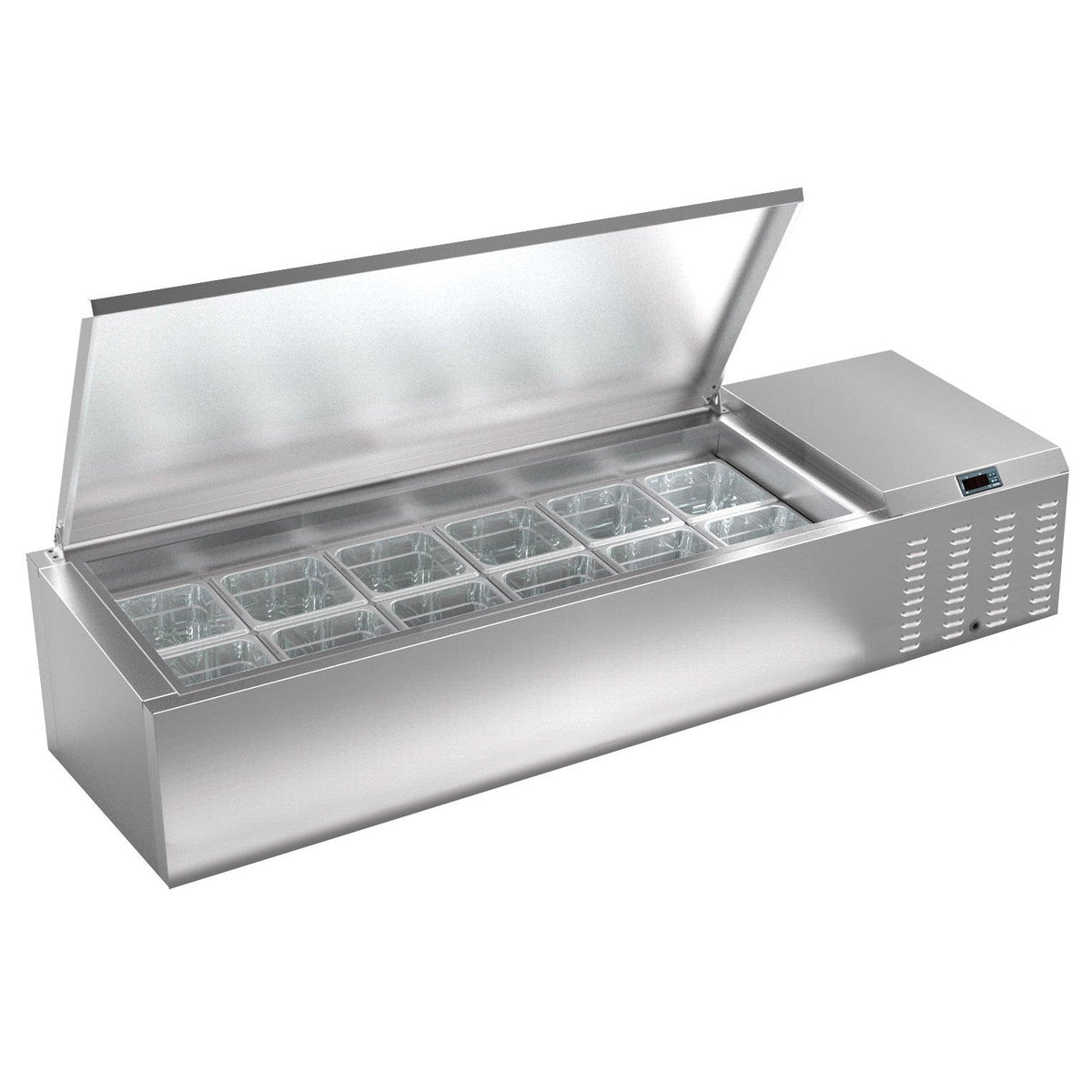 Serv-Ware TR60-HC 60" Top Rail Refrigerator