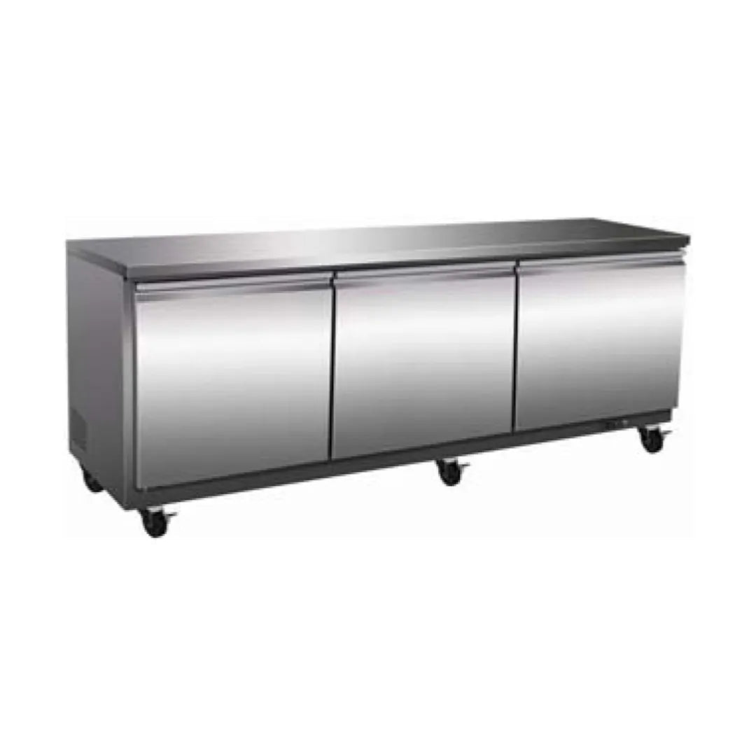 Serv - Ware UCR - 72 - HC - T 72" 3 - Section Undercounter Refrigerator w/ 3 Doors
