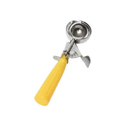 Thunder Group 1-5/8" x 3-1/4" x 1-1/4", Ice Cream Disher, Yellow Color, Stainless Steel 18/8, 304 Material, Polypropylene Handle, Color Coded, Dishwasher Safe, Accurate Portion, Easy to Clean, NSF by Thunder Group (thunder-group-1-5-8-x-3-1-4-x-1-1-4-ice-cream-disher-yellow-color-stainless-steel-18-8-304-material-polypropylene-handle-color-coded-dishwasher-safe-accurate-portion-easy-to-clean-nsf)