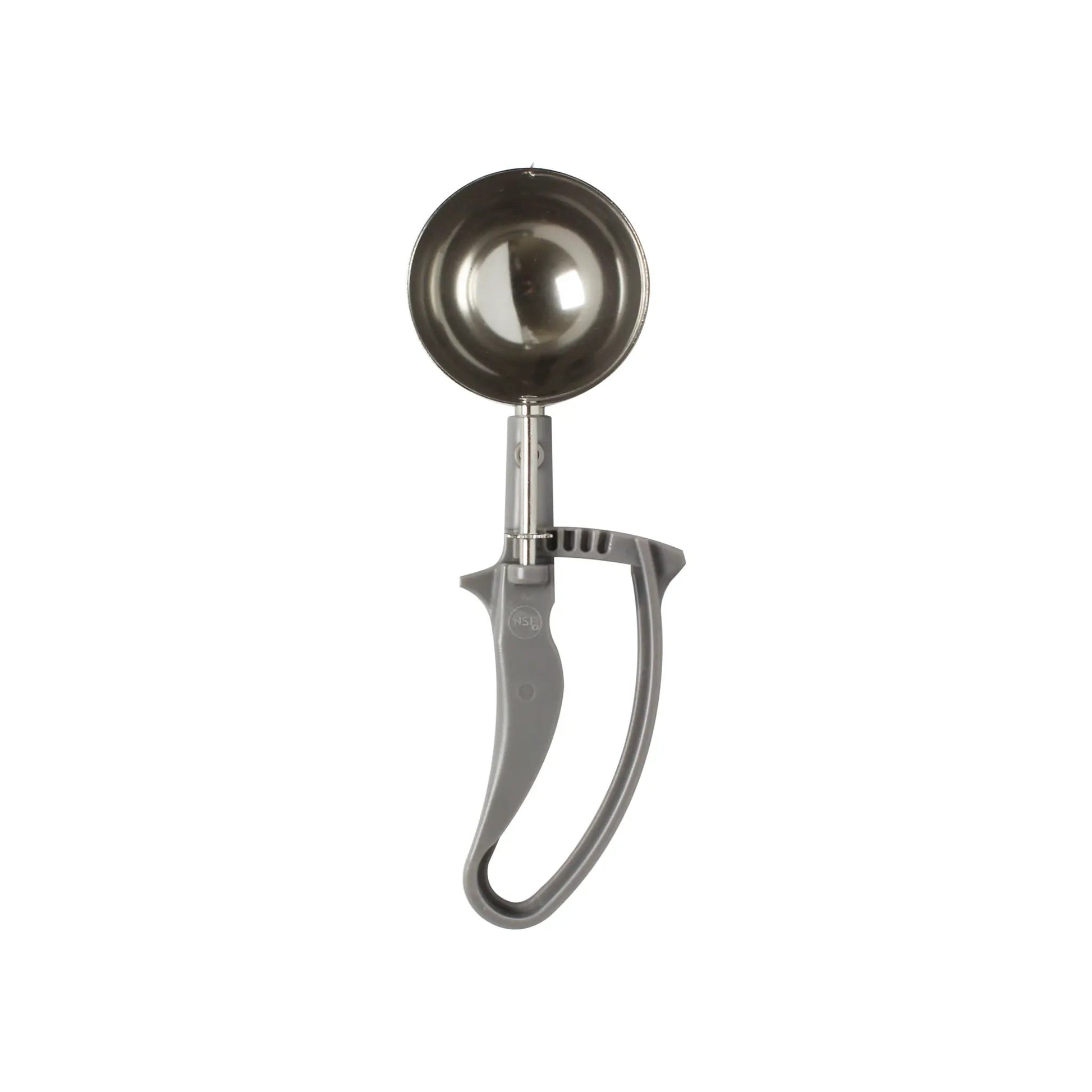 Thunder Group 4 oz, No. 8, 9-1/4" x 3" x 1-1/2", Disher, Gray Color, Stainless Steel 18/8, 304 Material with Acetal Copolymer Easy Grip Handle, Color Coded, Dishwasher Safe, One-Piece Construction, Accurate Portion, Easy to Clean, NSF by Thunder Group (thunder-group-4-oz-no-8-9-1-4-x-3-x-1-1-2-disher-gray-color-stainless-steel-18-8-304-material-with-acetal-copolymer-easy-grip-handle-color-coded-dishwasher-safe-one-piece-construction-accurate-portion-easy-to-clean-nsf)