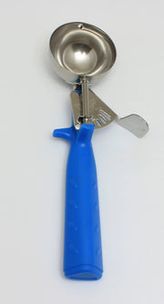 Thunder Group 2 oz, No. 16, 9" x 3" x 1-3/8", Disher, Blue Color, Stainless Steel 18/8, 304 Material with Polypyrene Triangle Handle, Color Coded, Dishwasher Safe, One-Piece Construction, Accurate Portion, Easy to Clean, NSF by Thunder Group (thunder-group-2-oz-no-16-9-x-3-x-1-3-8-disher-blue-color-stainless-steel-18-8-304-material-with-polypyrene-triangle-handle-color-coded-dishwasher-safe-one-piece-construction-accurate-portion-easy-to-clean-nsf)