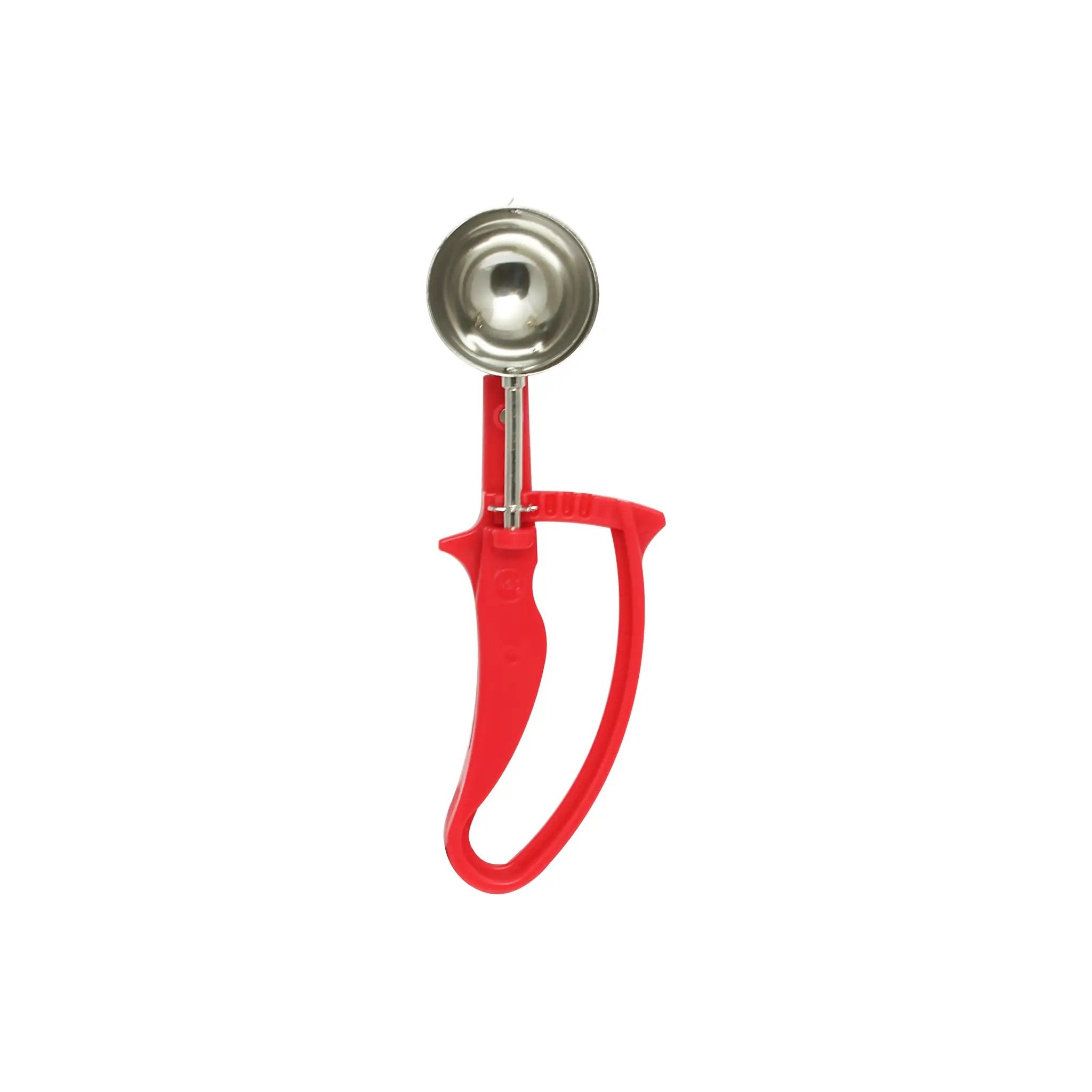 Thunder Group 1-1/3 oz, No. 24, 8-1/4" x 2-3/4" x 1-1/2", Disher, Red Color, Stainless Steel 18/8, 304 Material with Acetal Copolymer Easy Grip Handle, Color Coded, Dishwasher Safe, One-Piece Construction, Accurate Portion, Easy to Clean, NSF by Thunder Group (thunder-group-1-1-3-oz-no-24-8-1-4-x-2-3-4-x-1-1-2-disher-red-color-stainless-steel-18-8-304-material-with-acetal-copolymer-easy-grip-handle-color-coded-dishwasher-safe-one-piece-construction-accurate-portion-easy-to-clean-nsf)