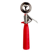Thunder Group 1-1/3 oz, No. 24, 8-5/8" x 3" x 1-3/8", Disher, Red Color, Stainless Steel 18/8, 304 Material with Polypyrene Triangle Handle, Color Coded, Dishwasher Safe, One-Piece Construction, Accurate Portion, Easy to Clean, NSF by Thunder Group (thunder-group-1-1-3-oz-no-24-8-5-8-x-3-x-1-3-8-disher-red-color-stainless-steel-18-8-304-material-with-polypyrene-triangle-handle-color-coded-dishwasher-safe-one-piece-construction-accurate-portion-easy-to-clean-nsf)