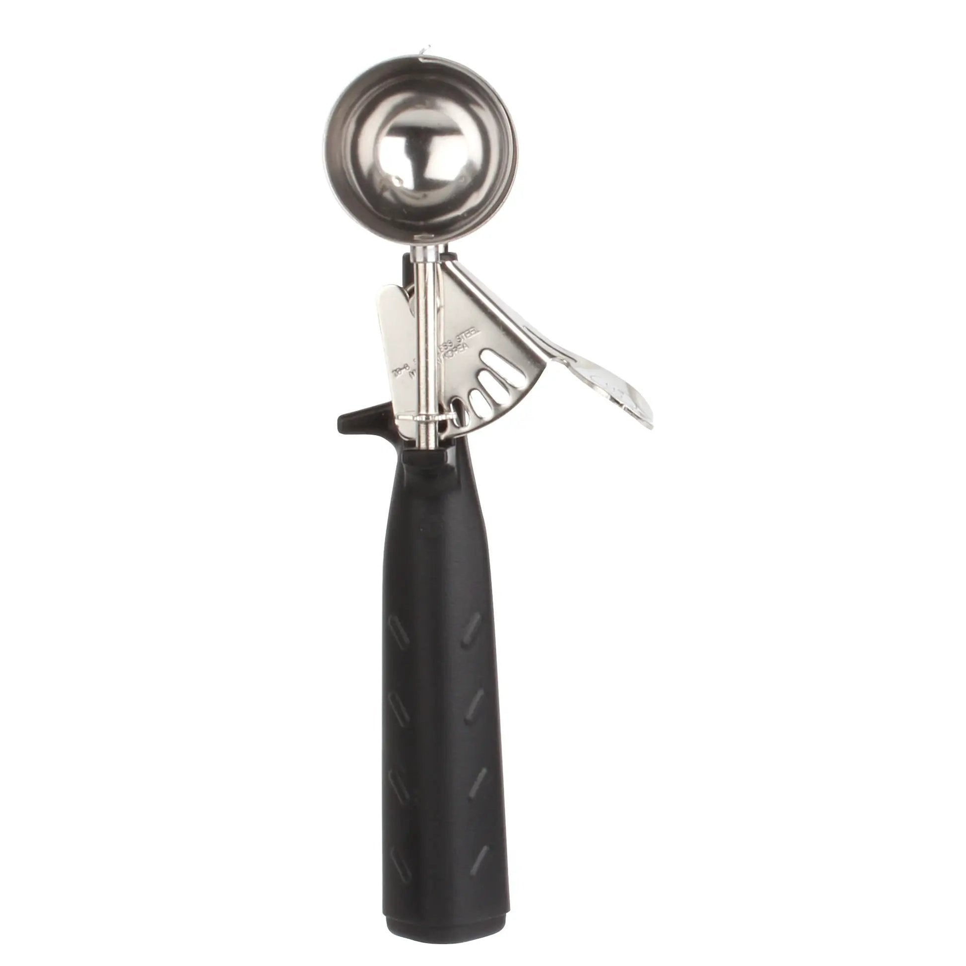 Thunder Group 1 oz, No. 30, 8-1/2" x 3" x 1-5/8", Disher, Black Color, Stainless Steel 18/8, 304 Material with Polypyrene Triangle Handle, Color Coded, Dishwasher Safe, One-Piece Construction, Accurate Portion, Easy to Clean, NSF by Thunder Group (thunder-group-1-oz-no-30-8-1-2-x-3-x-1-5-8-disher-black-color-stainless-steel-18-8-304-material-with-polypyrene-triangle-handle-color-coded-dishwasher-safe-one-piece-construction-accurate-portion-easy-to-clean-nsf)