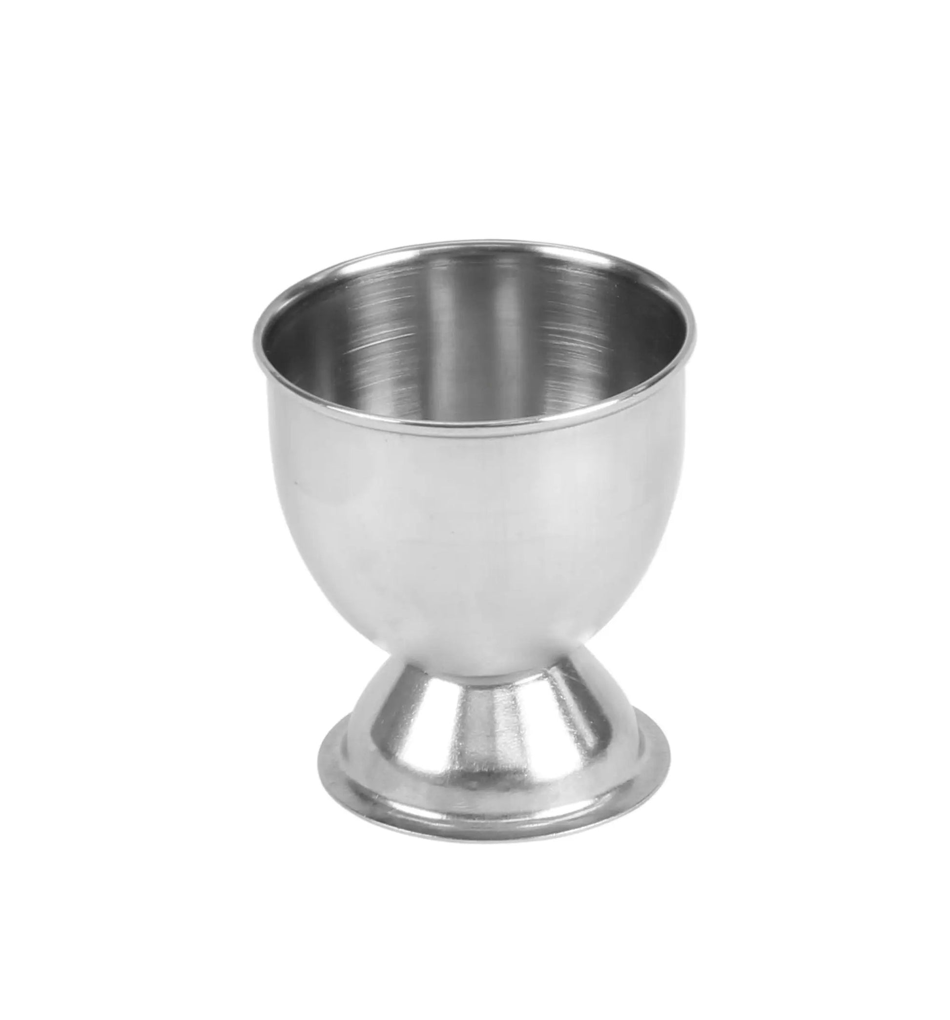 Thunder Group 2" Diameter x 2-1/8" Height, Egg Cup, Footed, Stainless Steel, 2.5mm Thickness, Dishwasher Safe by Thunder Group (thunder-group-2-diameter-x-2-1-8-height-egg-cup-footed-stainless-steel-2-5mm-thickness-dishwasher-safe)