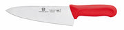 Thunder Group Chef's Knife, 8" Blade, Red Polypropylene Handles, German Steel, NSF by Thunder Group (thunder-group-chefs-knife-8-blade-red-polypropylene-handles-german-steel-nsf)