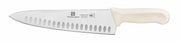 Thunder Group Chef's Knife, 10" Blade, Hollwo Ground, White Polypropylene Handles, German Steel, NSF by Thunder Group (thunder-group-chefs-knife-10-blade-hollwo-ground-white-polypropylene-handles-german-steel-nsf)