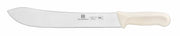 Thunder Group Butcher Knife, 12" Blade, White Polypropylene Handles, German Steel, NSF by Thunder Group (thunder-group-butcher-knife-12-blade-white-polypropylene-handles-german-steel-nsf)