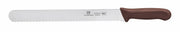 Thunder Group Slicer, 12" Blade, Wavy Edge, Brown Polypropylene Handles, German Steel, NSF by Thunder Group (thunder-group-slicer-12-blade-wavy-edge-brown-polypropylene-handles-german-steel-nsf)