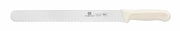Thunder Group Slicer, 12" Blade, Wavy Edge, White Polypropylene Handles, German Steel, NSF by Thunder Group (thunder-group-slicer-12-blade-wavy-edge-white-polypropylene-handles-german-steel-nsf)