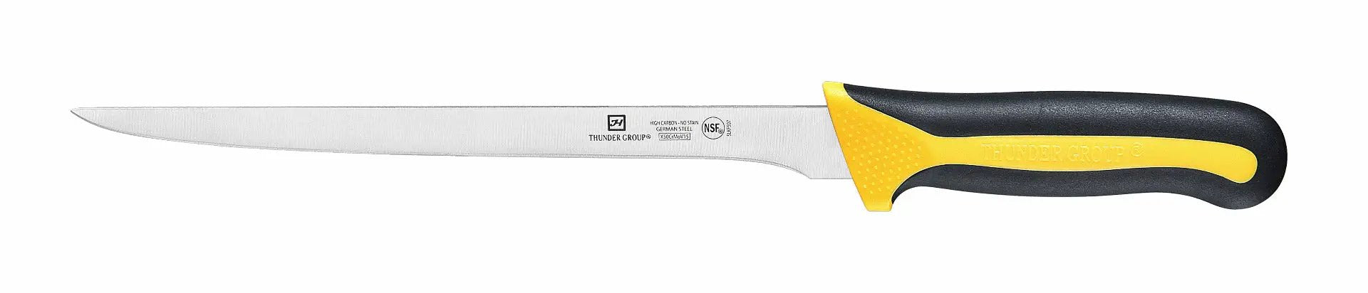 Thunder Group Fillet Knife, Flexble, 8" Blade, Soft-Grip Handles, German Steel, NSF by Thunder Group (thunder-group-fillet-knife-flexble-8-blade-soft-grip-handles-german-steel-nsf)