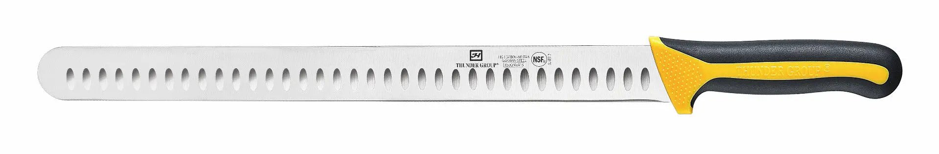 Thunder Group Slicer, 14" Blade, Hollow Ground, Soft-Grip Handles, German Steel, NSF by Thunder Group (thunder-group-slicer-14-blade-hollow-ground-soft-grip-handles-german-steel-nsf)