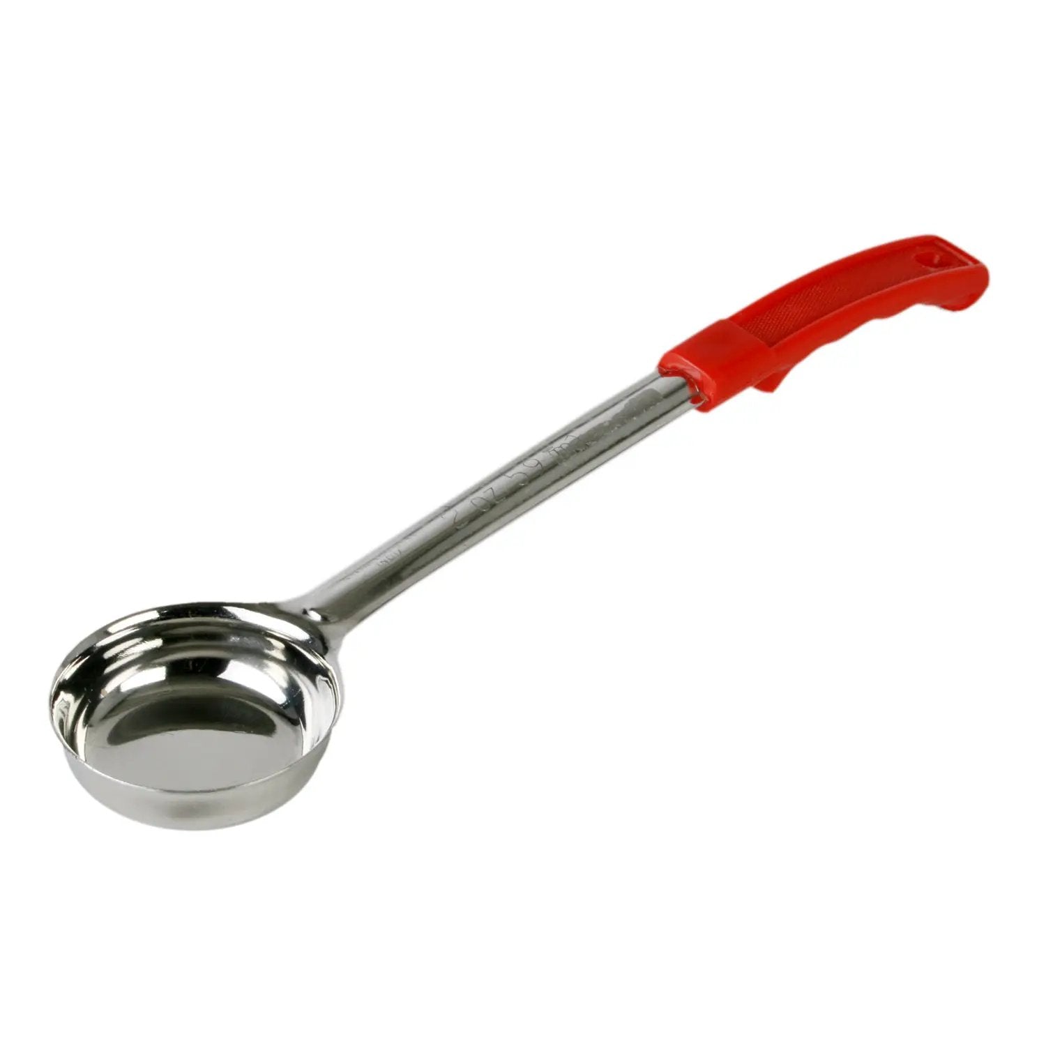 Thunder Group 2 oz, 13" x 2-5/8" x 1-3/4", Solid Portion Controller, Red Color, Stainless Steel Body (1mm Thickness) with Polypropylene Handle, Color Coded, Dishwasher Safe, Each Grip Surface, One-Piece Construction by Thunder Group (thunder-group-2-oz-13-x-2-5-8-x-1-3-4-solid-portion-controller-red-color-stainless-steel-body-1mm-thickness-with-polypropylene-handle-color-coded-dishwasher-safe-each-grip-surface-one-piece-construction)
