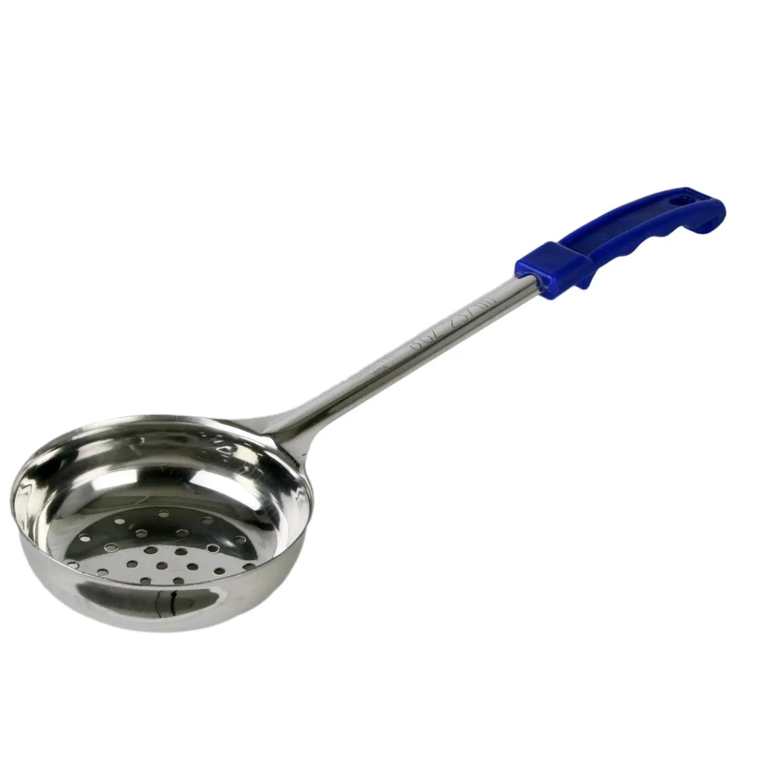 Thunder Group 8 oz, 15-3/8" x 4-5/8" x 1-1/4", Perforated Portion Controller, Blue Color, Stainless Steel Body (1mm Thickness) with Polypropylene Handle, Color Coded, Dishwasher Safe, Each Grip Surface, One-Piece Construction by Thunder Group (thunder-group-8-oz-15-3-8-x-4-5-8-x-1-1-4-perforated-portion-controller-blue-color-stainless-steel-body-1mm-thickness-with-polypropylene-handle-color-coded-dishwasher-safe-each-grip-surface-one-piece-construction)