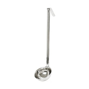 Thunder Group 6 oz, 3-3/4" Diameter x 1-5/8" Height Ladle Bowl size, 11-7/8" Length x 3/4" Width Handle and 2-3/4" Length x 3/4" Width bended tip can be easily Stored on Pot rim or hung on rack, Stainless Steel Ladle, One-Piece Construction by Thunder Group (thunder-group-6-oz-3-3-4-diameter-x-1-5-8-height-ladle-bowl-size-11-7-8-length-x-3-4-width-handle-and-2-3-4-length-x-3-4-width-bended-tip-can-be-easily-stored-on-pot-rim-or-hung-on-rack-stainless-steel-ladle-one-piece-construction)