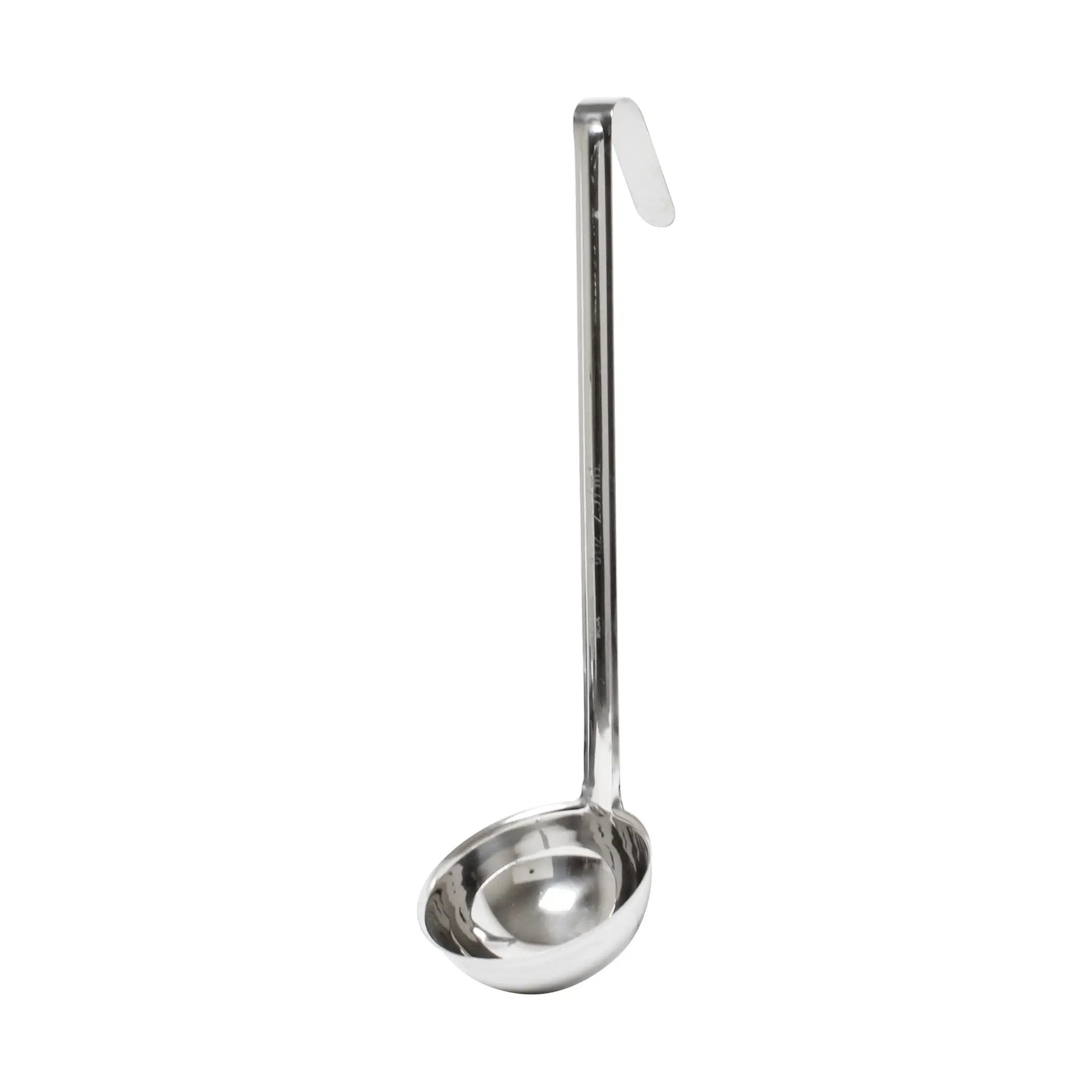 Thunder Group 8 oz, 4" Diameter x 1-3/4" Height Ladle Bowl size, 11-3/4" Length x 3/4" Width Handle and 3" Length x 3/4" Width bended tip can be easily Stored on Pot rim or hung on rack, Stainless Steel Ladle, One-Piece Construction by Thunder Group (thunder-group-8-oz-4-diameter-x-1-3-4-height-ladle-bowl-size-11-3-4-length-x-3-4-width-handle-and-3-length-x-3-4-width-bended-tip-can-be-easily-stored-on-pot-rim-or-hung-on-rack-stainless-steel-ladle-one-piece-construction)