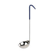 Thunder Group SLOL207 8 oz Blue Color-Coded Stainless Steel Ladle