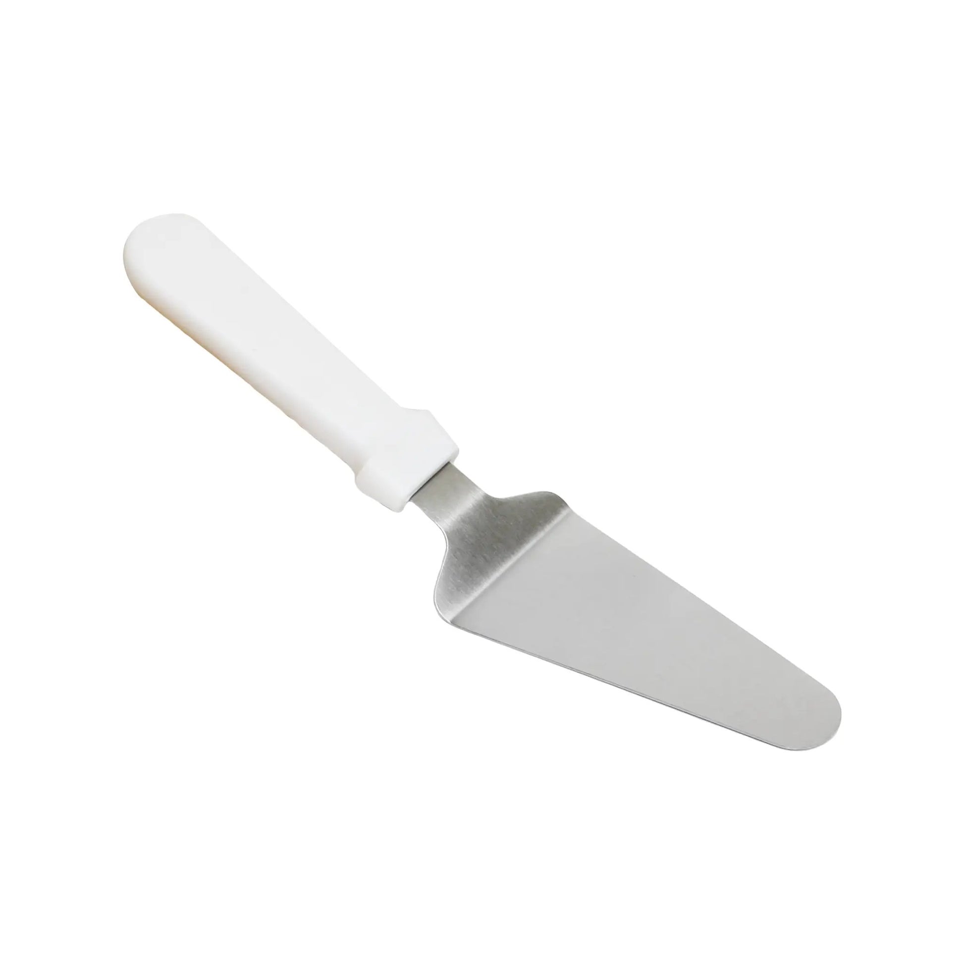 Thunder Group 2-1/2" x 4-3/4" Pie Server, Stainless Steel Blade with White Plastic Handle by Thunder Group (thunder-group-2-1-2-x-4-3-4-pie-server-stainless-steel-blade-with-white-plastic-handle)