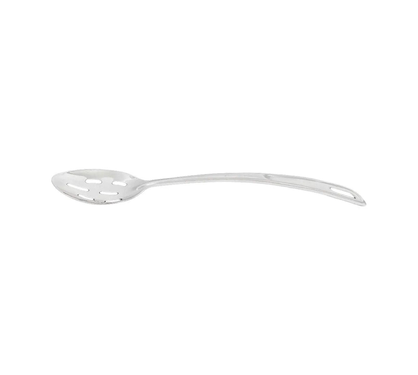 Thunder Group 4" x 2-3/4", 7-1/4" Handle, Slotted Curved Basting Spoon with 1-1/2" x 1/2" Hanging Slot, Stainless Steel, 18 Gauge, 1.2 mm Thickness, Slot Sizes: 1" x 1/4", 7/8" x 1/4" & 2/3" x 1/4", Heavy-Duty by Thunder Group (thunder-group-4-x-2-3-4-7-1-4-handle-slotted-curved-basting-spoon-with-1-1-2-x-1-2-hanging-slot-stainless-steel-18-gauge-1-2-mm-thickness-slot-sizes-1-x-1-4-7-8-x-1-4-2-3-x-1-4-heavy-duty)