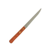 Thunder Group 4-1/2" Pointed Tip, 8-3/8" Overall Length x 1/2" Overall Width, Steak Knife, Stainless Steel with Wooden Handle by Thunder Group (thunder-group-4-1-2-pointed-tip-8-3-8-overall-length-x-1-2-overall-width-steak-knife-stainless-steel-with-wooden-handle)