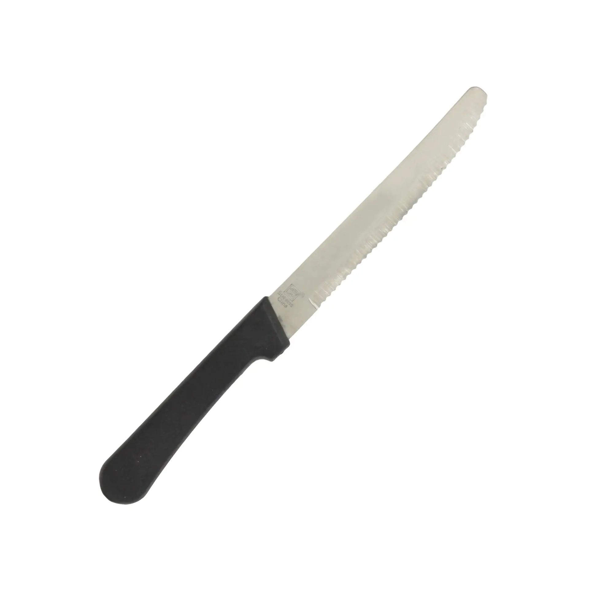 Thunder Group 5" Blade Round Tip, 8-5/8" Overall Length x 3/4" Overall Width, Steak Knife, Stainless Steel with Plastic Handle by Thunder Group (thunder-group-5-blade-round-tip-8-5-8-overall-length-x-3-4-overall-width-steak-knife-stainless-steel-with-plastic-handle)