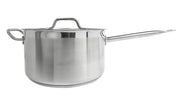 Thunder Group 10 qt, 7" Diameter x 4" Height, 7-1/4" Welded Hollow Handle, Sauce Pan with 7" Diameter x 1/2" Thickness Lid, Stainless Steel , Encapsulated Base, Dishwasher Safe, Standard Electric, Gas Cooktop, Halogen & Induction Ready by Thunder Group (thunder-group-10-qt-7-diameter-x-4-height-7-1-4-welded-hollow-handle-sauce-pan-with-7-diameter-x-1-2-thickness-lid-stainless-steel-encapsulated-base-dishwasher-safe-standard-electric-gas-cooktop-halogen-induction-ready)