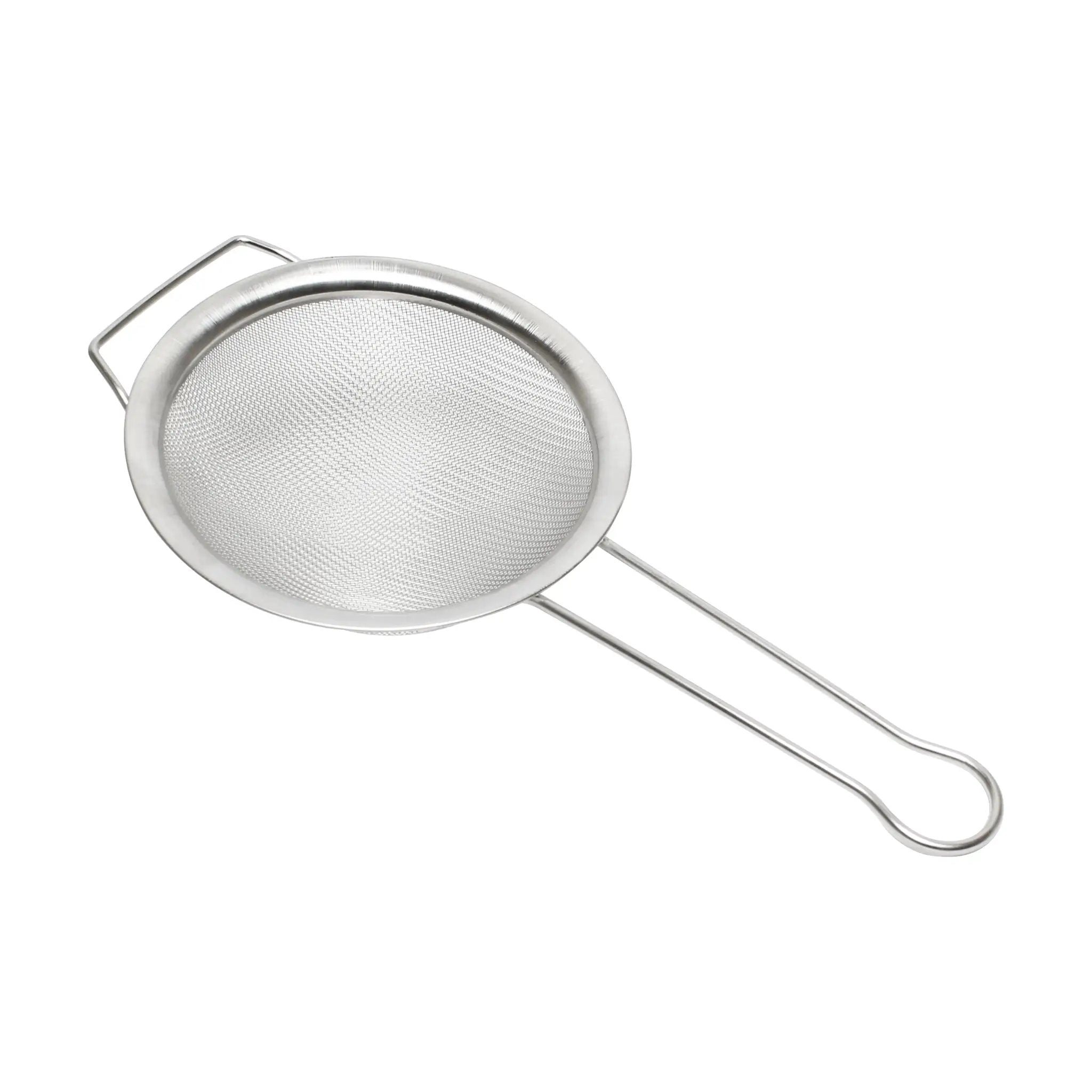 Thunder Group 9" Diameter x 2-1/2" Height, 8" Handle Length, 7/8" Support Handle, Strainer with Support Handle, Stainless Steel Single Mesh with frame and support handle by Thunder Group (thunder-group-9-diameter-x-2-1-2-height-8-handle-length-7-8-support-handle-strainer-with-support-handle-stainless-steel-single-mesh-with-frame-and-support-handle)
