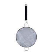 Thunder Group 10" Diameter x 4-1/8" Height, 10-3/4" Handle Length with 1-3/4" Front Hook Length, Double Medium Mesh Strainer, Stainless Steel 18/8, 304 Material with Black Color Polypropylene Handle, Easy to Clean by Thunder Group (thunder-group-10-diameter-x-4-1-8-height-10-3-4-handle-length-with-1-3-4-front-hook-length-double-medium-mesh-strainer-stainless-steel-18-8-304-material-with-black-color-polypropylene-handle-easy-to-clean)