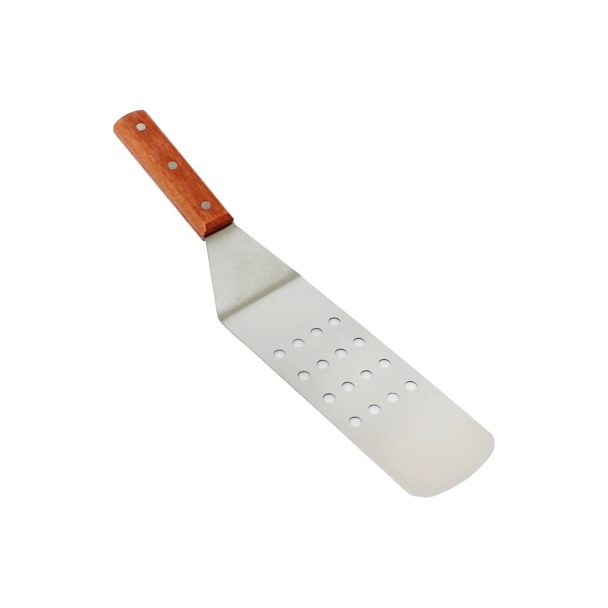 Thunder Group Perforated Turner, Stainless Steel, Blade Size: 10" x 3", Perforated Hole Size: 3/8", Handle: 4-5/8" x 1" x 3/4" by Thunder Group (thunder-group-perforated-turner-stainless-steel-blade-size-10-x-3-perforated-hole-size-3-8-handle-4-5-8-x-1-x-3-4)