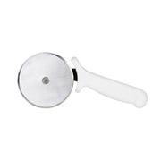 Thunder Group 9-1/4" x 4-1/2" x 7/8" Pizza Cutter, 4" Blade Size, Stainless Steel Blade with White Plastic Handle by Thunder Group (thunder-group-9-1-4-x-4-1-2-x-7-8-pizza-cutter-4-blade-size-stainless-steel-blade-with-white-plastic-handle)