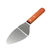 Thunder Group 11-1/4" x 3" x 1-1/2" Pie Server for 6" Pie, 3" x 4-1/2" Blade Size, Stainless Steel Blade with Wooden Handle by Thunder Group (thunder-group-11-1-4-x-3-x-1-1-2-pie-server-for-6-pie-3-x-4-1-2-blade-size-stainless-steel-blade-with-wooden-handle)