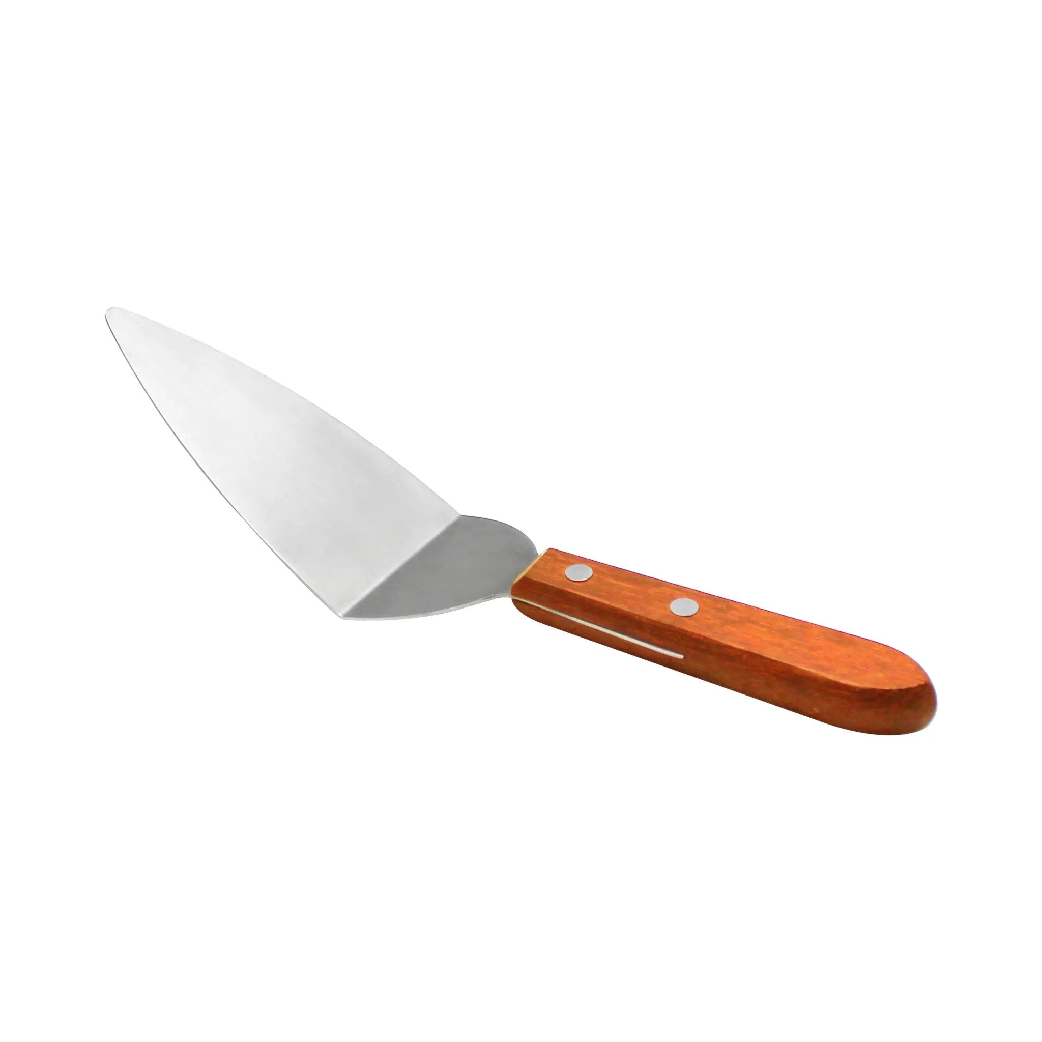 Thunder Group 10" x 2-1/4" x 2-1/4", Pizza Server, 3" X 4-1/4" Blade Size, Stainless Steel Blade with Wooden Handle by Thunder Group (thunder-group-10-x-2-1-4-x-2-1-4-pizza-server-3-x-4-1-4-blade-size-stainless-steel-blade-with-wooden-handle)