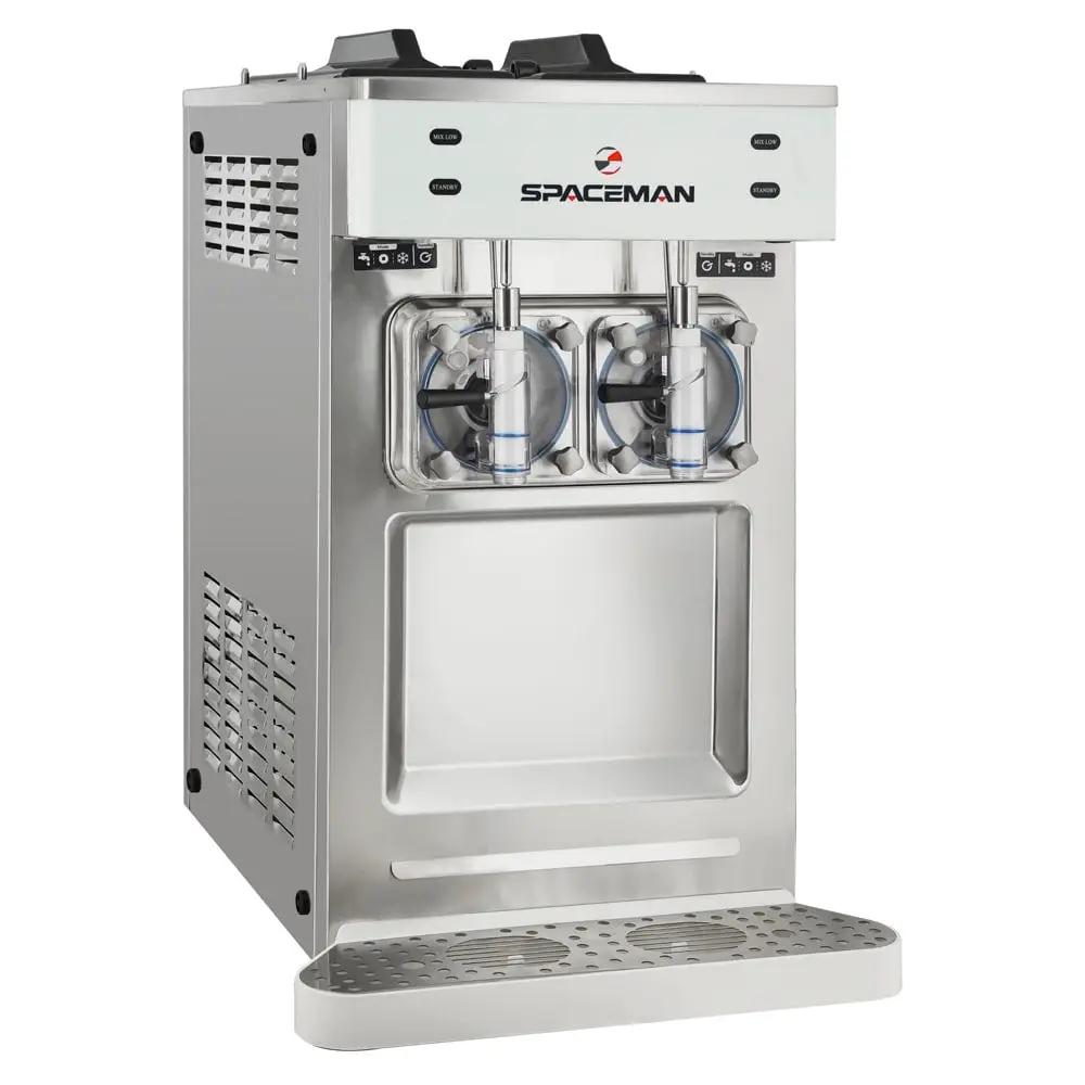 Spaceman 6455-CL Margarita Machine - Double, Countertop, front view