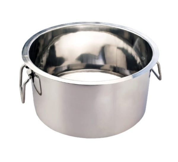 Big Size Stainless Steel Sauce Pot or Patila # 46, 164 Quarts, 5mm Thick Bottom