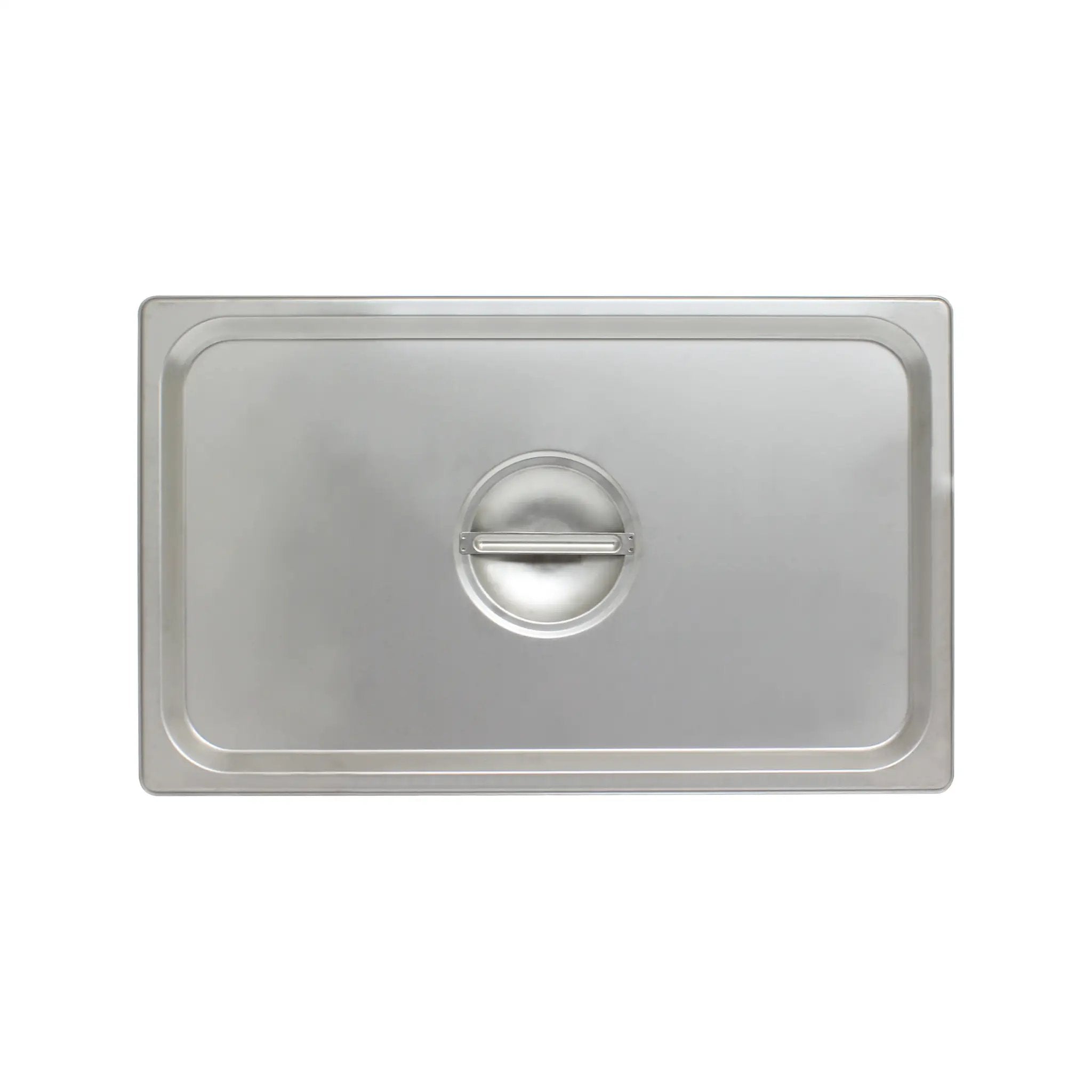 Thunder Group Solid Cover for Full Size Steam Pans, Stainless Steel 18-8, 304 Material, True 24 Gauge, Dishwasher Safe, No Microwave, Oven Safe, NSF by Thunder Group (thunder-group-solid-cover-for-full-size-steam-pans-stainless-steel-18-8-304-material-true-24-gauge-dishwasher-safe-no-microwave-oven-safe-nsf)
