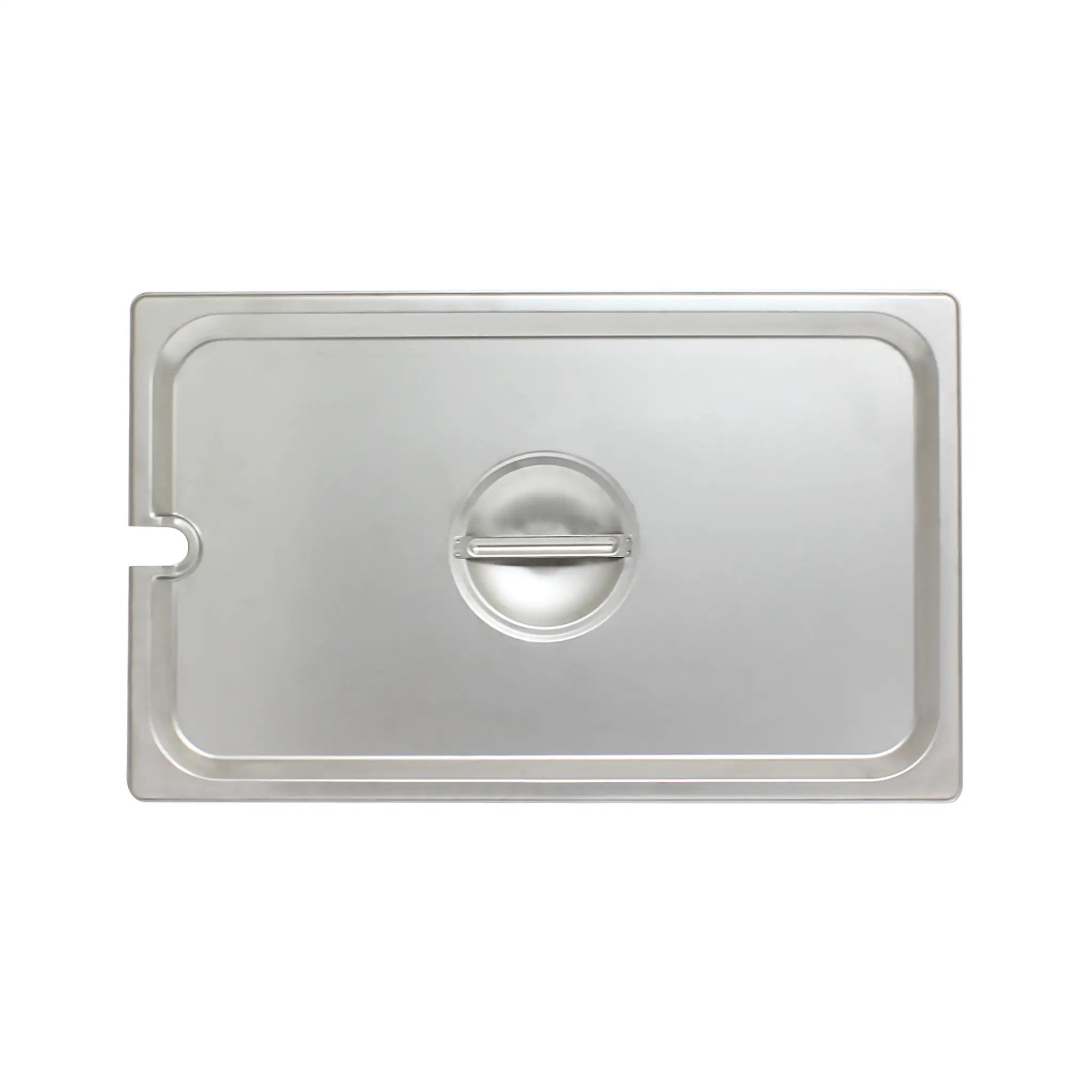 Thunder Group Slotted Cover for Full Size Steam Pans, Stainless Steel 18-8, 304 Material, True 24 Gauge, Dishwasher Safe, No Microwave, Oven Safe, NSF by Thunder Group (thunder-group-slotted-cover-for-full-size-steam-pans-stainless-steel-18-8-304-material-true-24-gauge-dishwasher-safe-no-microwave-oven-safe-nsf)