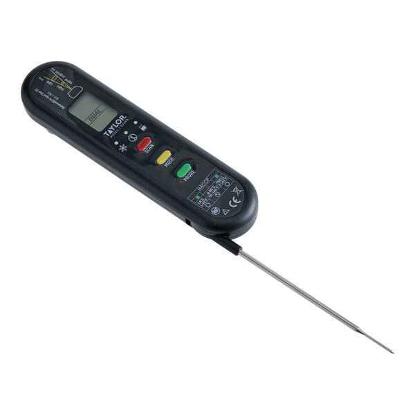 Taylor 9306N Dual-Temp Infrared & Thermocouple Thermometer Extended