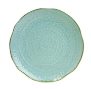 Thunder Group 10-1/2" Diameter x 1-1/2" Height, Lotus Shape Plate, Seaside  Melamine, NSF