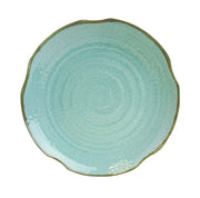 Thunder Group 12" Diameter x 1-5/8" Height, Lotus Shape Plate, Seaside Dinnerware, Melamine, BPA Free, Dishwasher Safe, Break-Resistant, Shatter-Resistant, No Microwave, No Oven, NSF by Thunder Group (thunder-group-12-diameter-x-1-5-8-height-lotus-shape-plate-seaside-dinnerware-melamine-bpa-free-dishwasher-safe-break-resistant-shatter-resistant-no-microwave-no-oven-nsf)